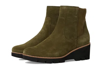 Vionic Ariana Zip Short Boots In Green