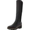 Vionic Ashland Womens Zipper Leather Knee-high Boots In Black