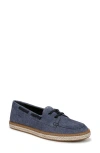 Vionic Bay Loafer Boat Shoe In Dark Denim