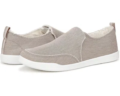 Vionic Beach Malibu Sneaker Women's Us 7 Beige Denim Flat Slip-on Shoes Khd2510