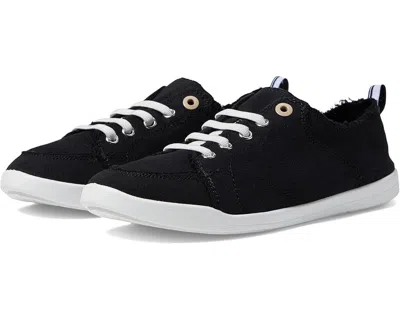 Vionic Beach Pismo 10011625001 Sneakers Women's Us 7 Black Canvas Shoes Khd2333