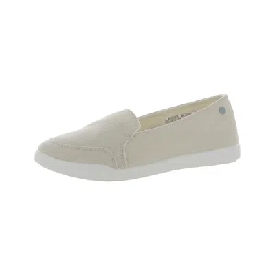 Vionic Beach Sneakers Women's Cream Linen Slip-on Comfort Shoes Zogg1344 In Neutral