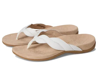 Vionic Bella Braid Thong Sandals In White