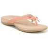 Vionic Bella Ii Flip Flop In Canyon Sunset Orange