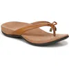 Vionic Aloe Flip Flop In Light Brown
