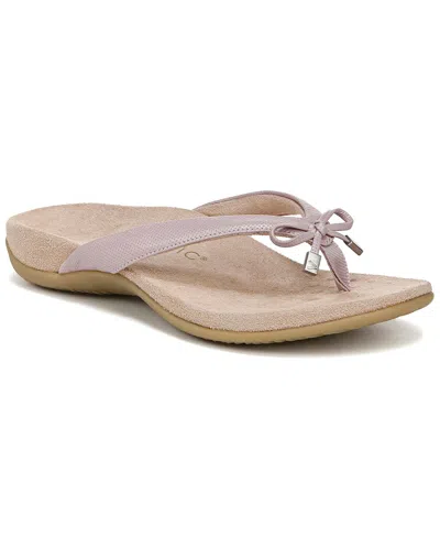 Vionic Bella Leather Sandal In Neutral