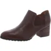 Vionic Belmont Womens Solid Leather Ankle Boots In Multi