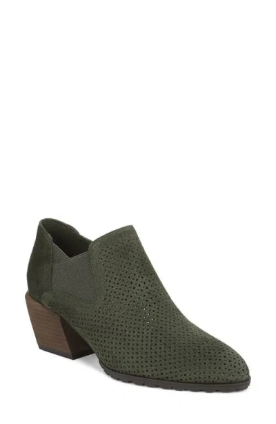 Vionic Bethany Perforated Bootie In Green