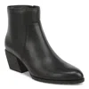 Vionic Bianca Short Boot In Black Leather