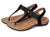 Vionic Brea Toe Post Slingback Sandal In Black