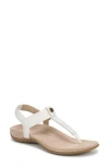 Vionic Brea T-strap Sandal In White