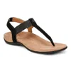 Vionic Brea Toe Post Slingback Sandal In Black