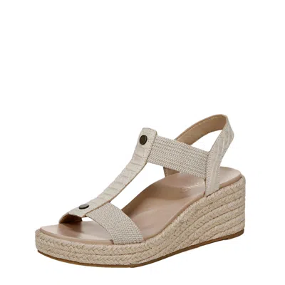 Vionic Caiera Cream Snake Leather/fabric I8654l6101 Women's In Neutral