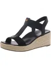 Vionic Calera Espadrille Wedge Sandal In Black