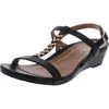 Vionic Cali Womens Patent Slip On Slingbacks In Black