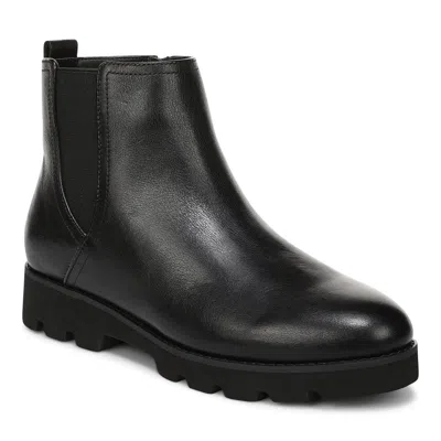 Vionic Cami Ankle Boot In Black Leather