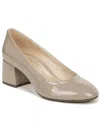 Vionic Carmel Womens Patent Leather Textured Block Heels In Multi