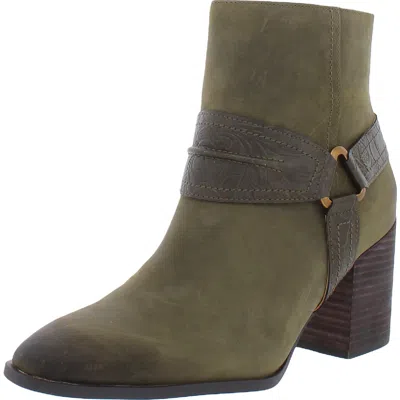 Vionic Carnelia Womens Water Repellent Square Toe Ankle Boots In Multi