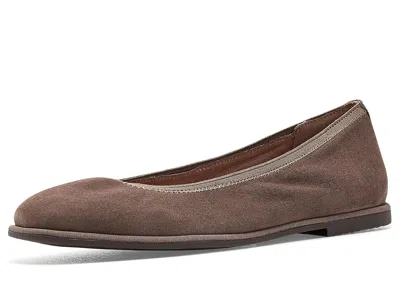 Vionic Caroll 2.0 Women's Flat Shoes Driftwood Brown Suede: 10 M