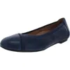 Vionic Caroll Womens Slip On Ballet Flats In Blue