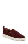 Vionic Chantel Penny Loafer Slip-on Sneaker In Port Wine
