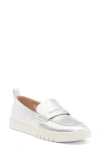 Vionic Chantel Penny Loafer Slip-on Sneaker In Silver
