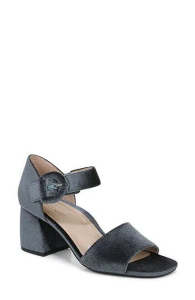 Vionic Chardonnay Block Heel Sandal In Blue