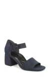 Vionic Chardonnay Block Heel Sandal In Blue