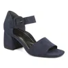 Vionic Chardonnay Block Heel Sandal In Blue