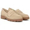 Vionic Cheryl Ii Loafers Womens Beige Suede Leather Slip On Shoes Gal1374 In Neutral