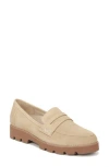 Vionic Cheryl Ii Womens Lugged Sole Penny Loafers In Sand