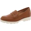 Vionic Cheryl Ii Womens Leather Slip-on Loafers In Tan