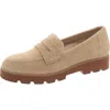 Vionic Cheryl Ii Womens Lugged Sole Penny Loafers In Sand