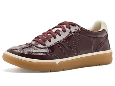 Vionic City Walk Women's Walking Shoes Mulled Wine Suede: 5 M In Burgundy