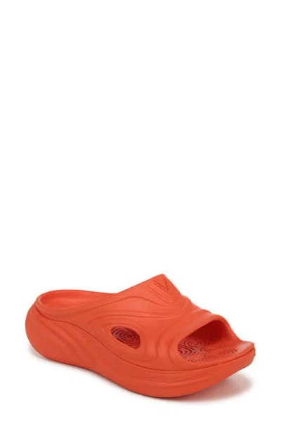 Vionic Cove Rx Recovery Sandal In Tangerine Tango