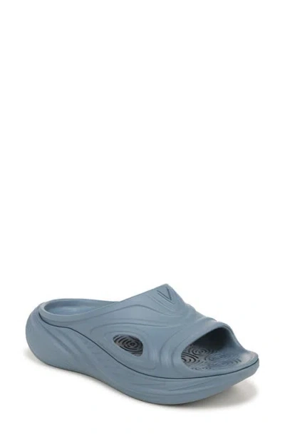 Vionic Cove Rx Recovery Sandal In Vintage Blue Haze