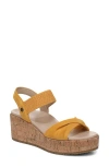 Vionic Darla Espadrille Platform Slide Sandal In Brown