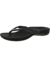 Vionic Dillon Shine Womens Faux Suede Slip On Thong Sandals In Multi
