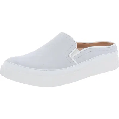 Vionic Effortless Womens Patent Trim Slip-on Sneakers In White