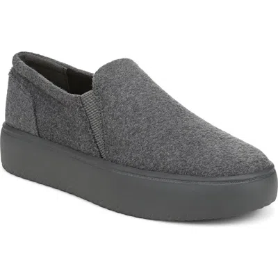 Vionic Ellen Slip-on Platform Sneaker In Gray