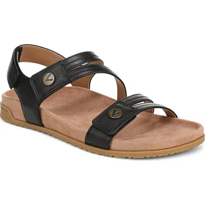 Vionic Essie Ankle Strap Sandal In Black