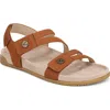 Vionic Essie Ankle Strap Sandal In Brown