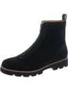 Vionic Estilo Womens Suede Outdoor Booties In Black