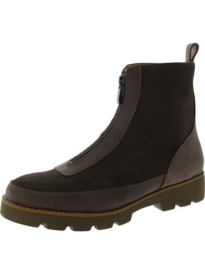 Vionic Estilo Womens Suede Outdoor Booties In Multi