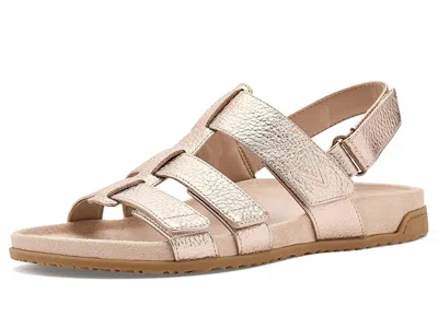 Vionic Eureka Women's Sandals Bronze Leather: 9.5 W In Pink