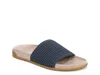 Vionic Evie Knit Slide Sandal In Blue