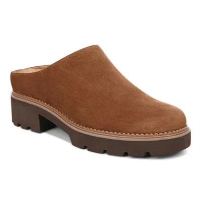 Vionic Fairfax J0793l2200 Mule Women's Hazelnut Suede Slip On Shoes Zogg2979 In Brown