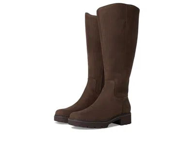 Vionic Fallbrook High Shaft Boots Women's Boots Chocolate Leather: 5 W In Brown
