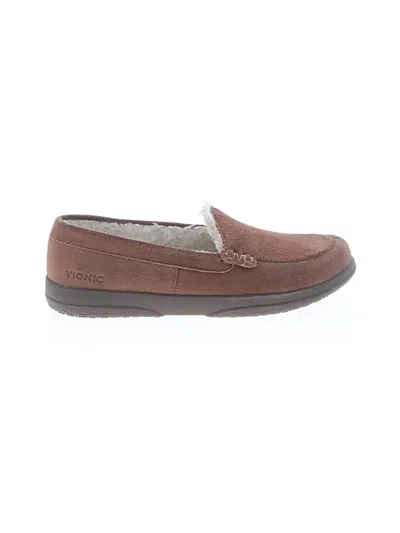 Pre-owned Vionic Flats In Brown