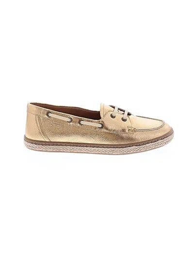 Pre-owned Vionic Flats In Gold